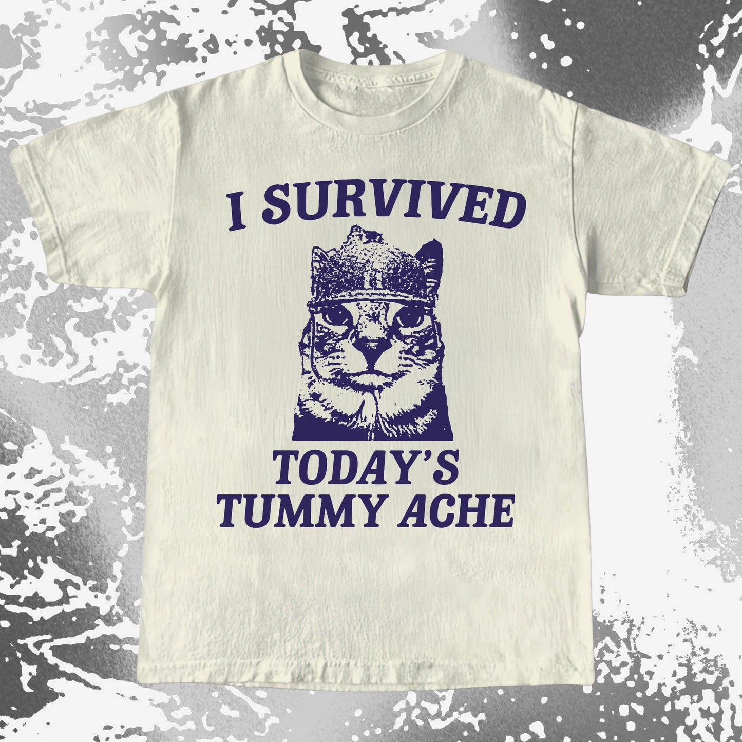 I Survived Today’s Tummy Ache Cat Shirt