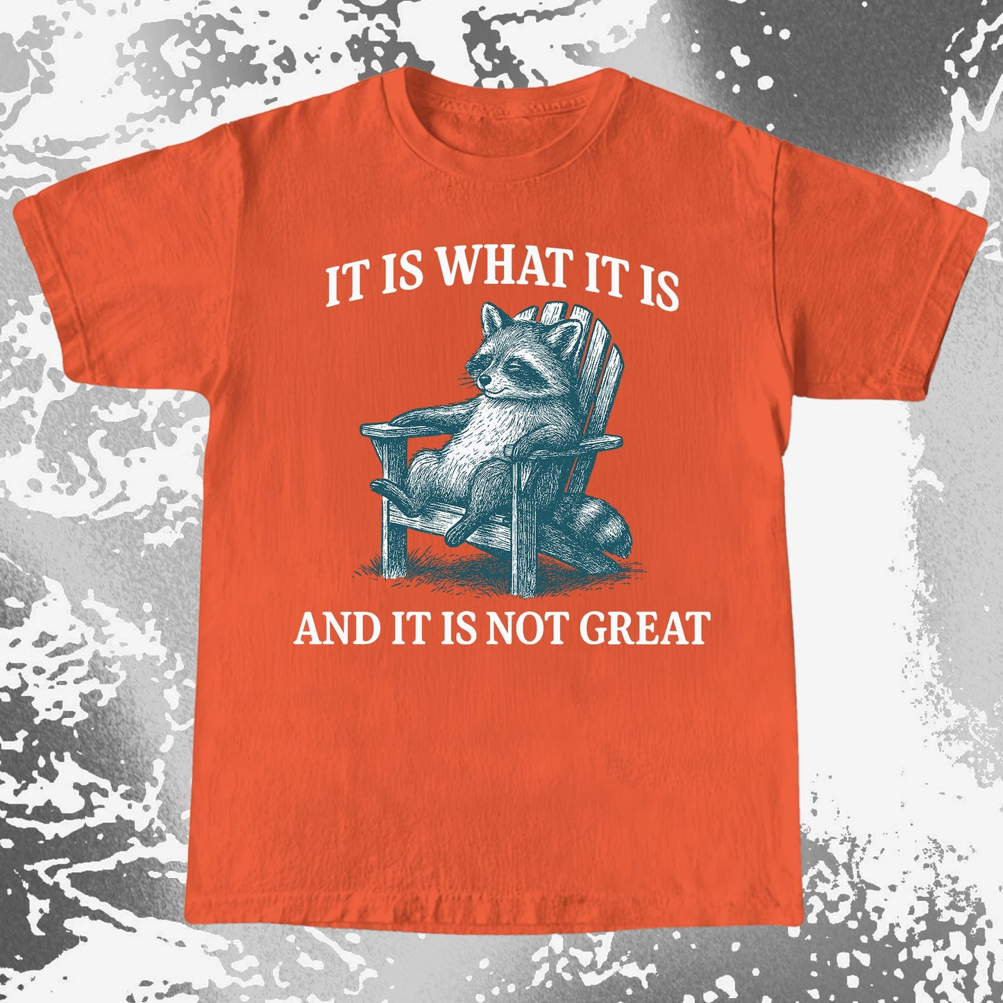 Raccoon It Is What It Is Not Great Shirt