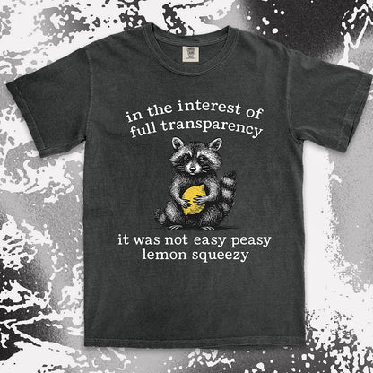 Raccoon Lemon Shirt