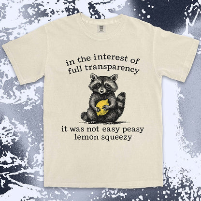 Raccoon Lemon Shirt