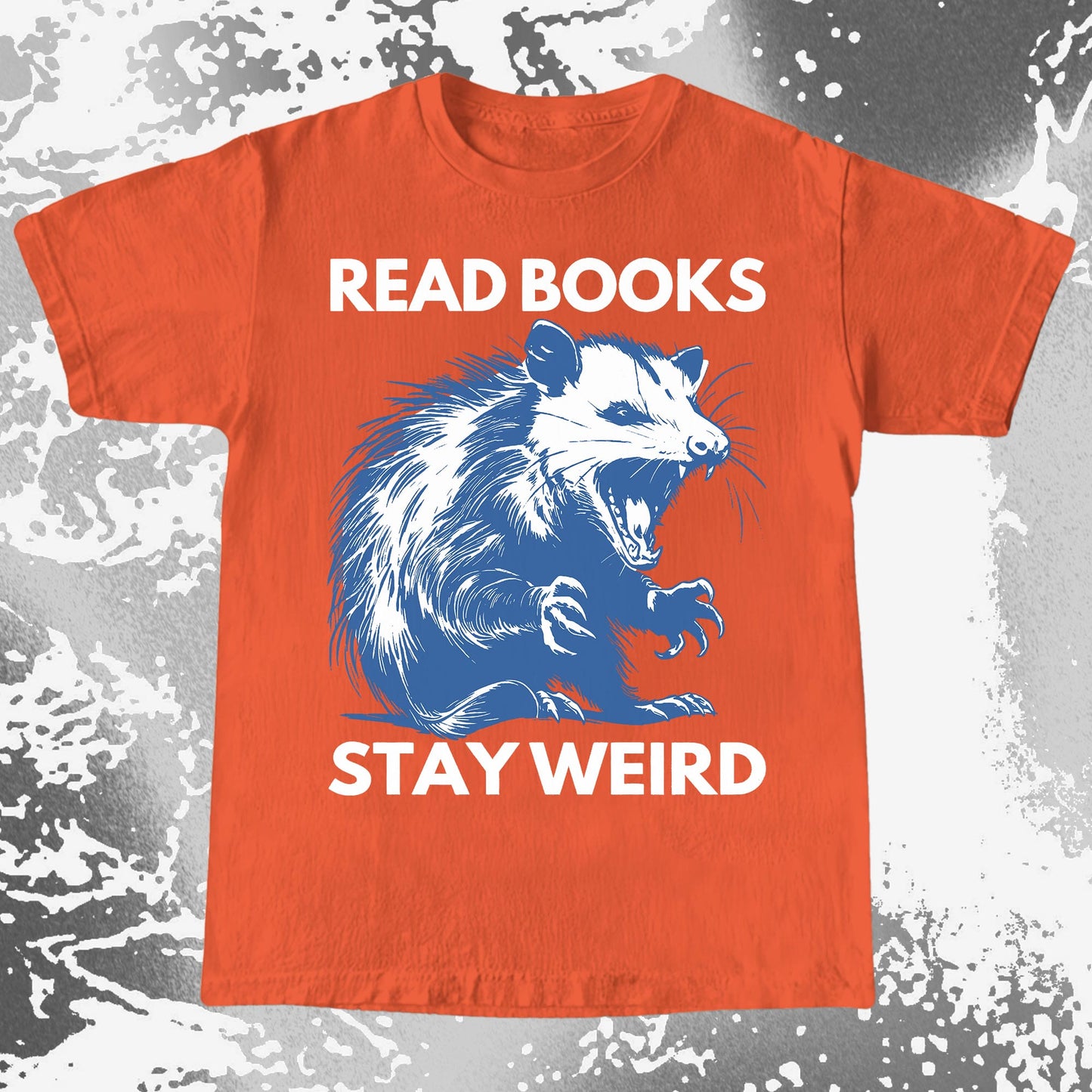 Read Books Stay Weird Possum Shirt