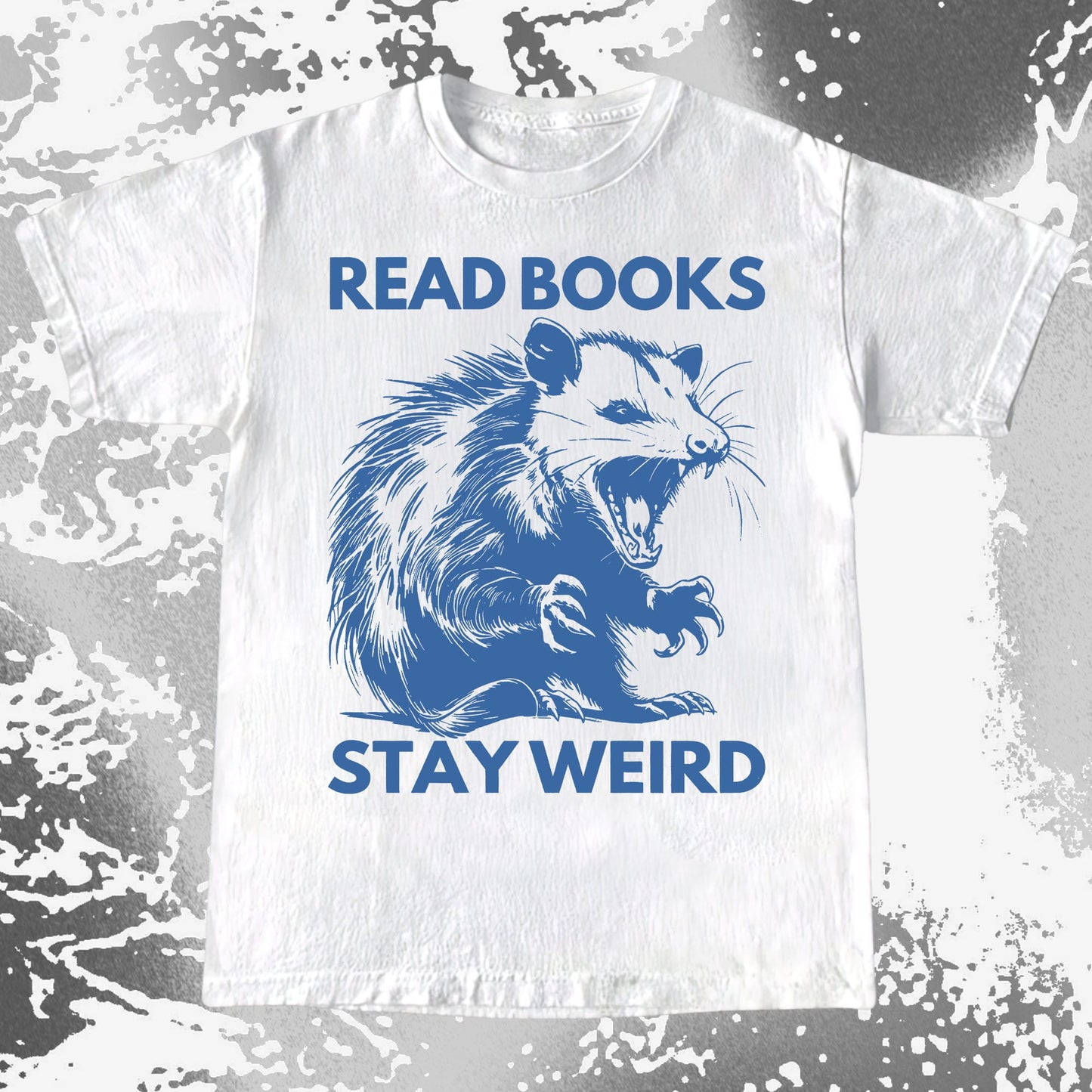 Read Books Stay Weird Possum Shirt