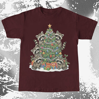 Raccoon Christmas Tree