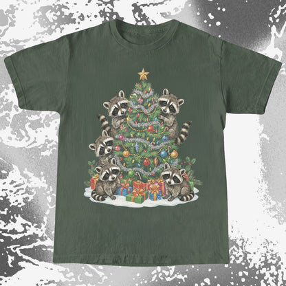 Raccoon Christmas Tree