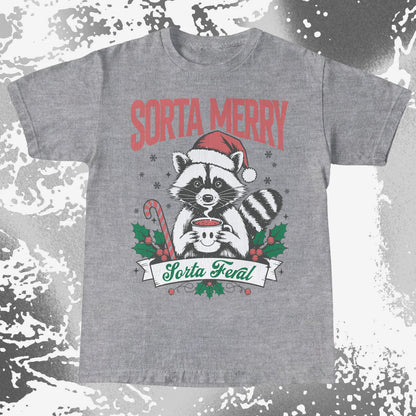 Sorta Merry Sorta Feral Raccoon Christmas