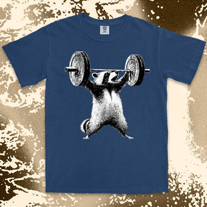 Weightlifting Raccoon Shirt