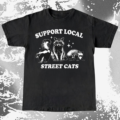 Support Local Street Cats Raccoon Skunk Opossum