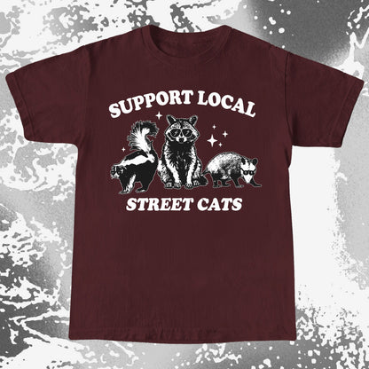 Support Local Street Cats Raccoon Skunk Opossum
