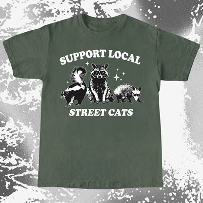Support Local Street Cats Raccoon Skunk Opossum