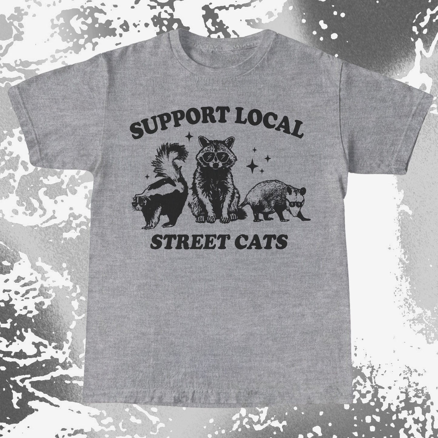 Support Local Street Cats Raccoon Skunk Opossum