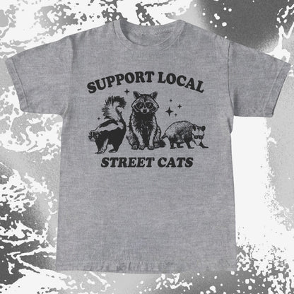 Support Local Street Cats Raccoon Skunk Opossum