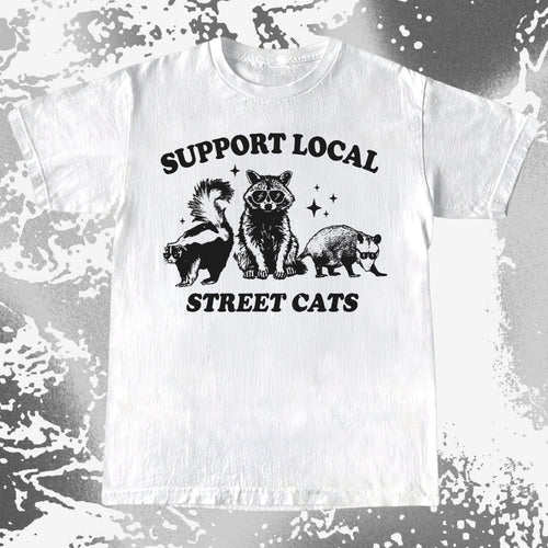Support Local Street Cats Raccoon Skunk Opossum
