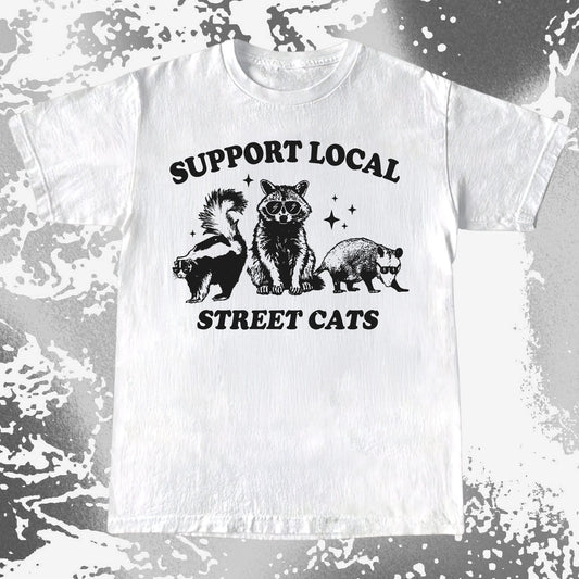 Support Local Street Cats Raccoon Skunk Opossum