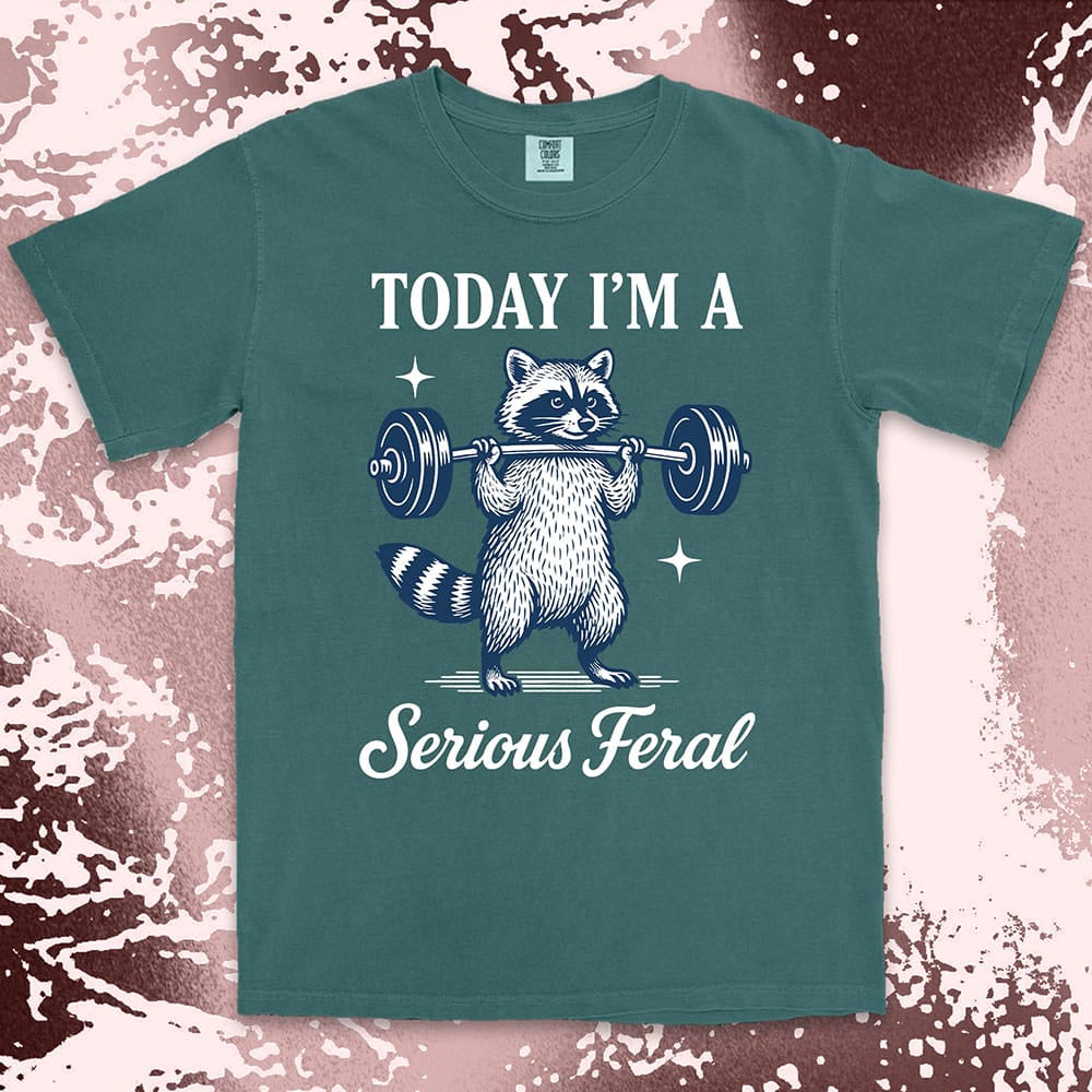 Serious feral raccoon