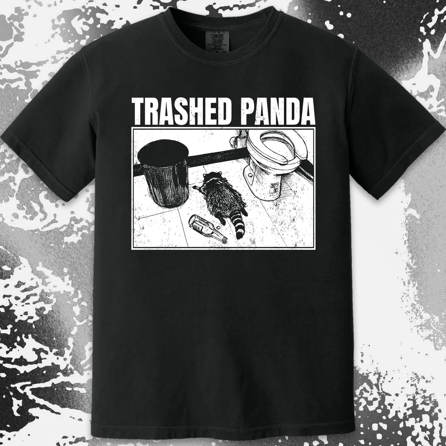 Trashed Panda Funny Drunk Raccoon