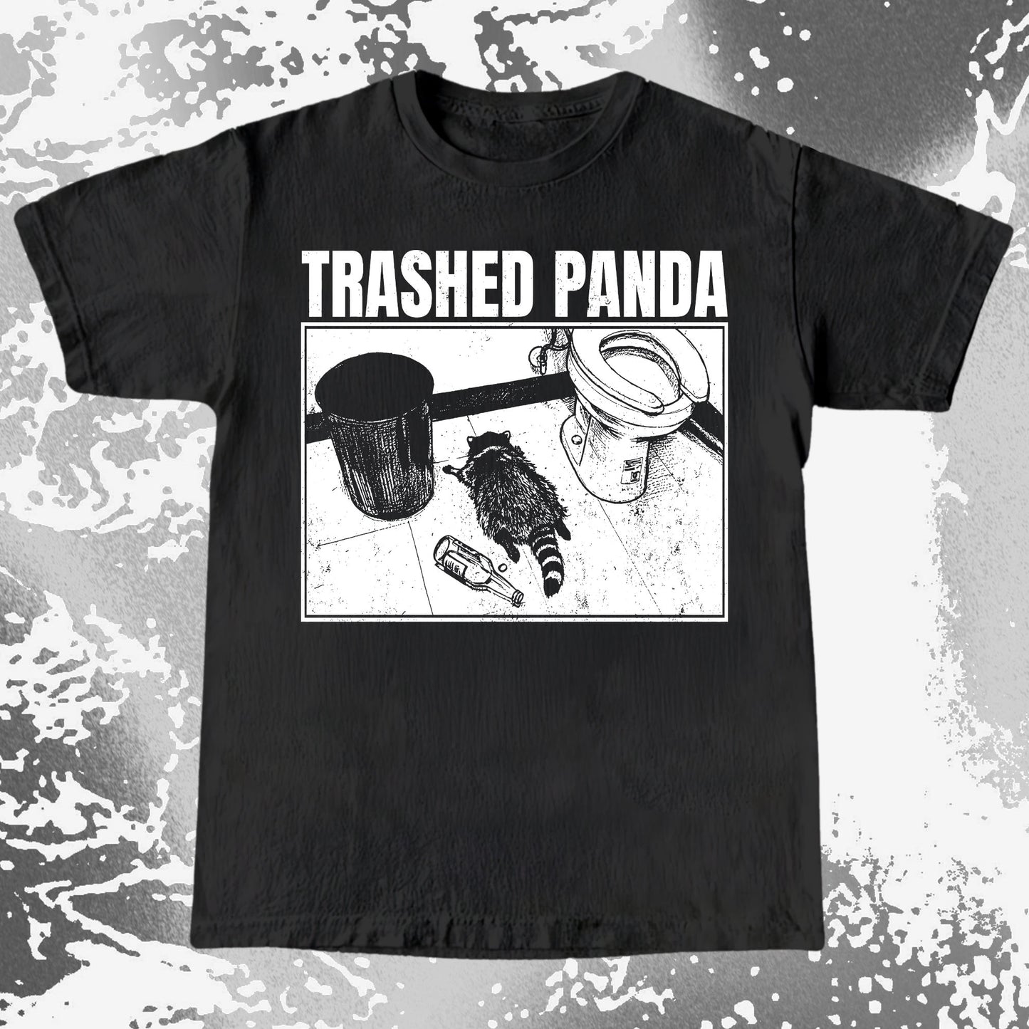 Trashed Panda Funny Drunk Raccoon