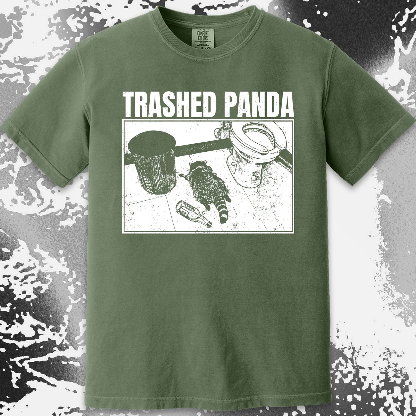 Trashed Panda Funny Drunk Raccoon