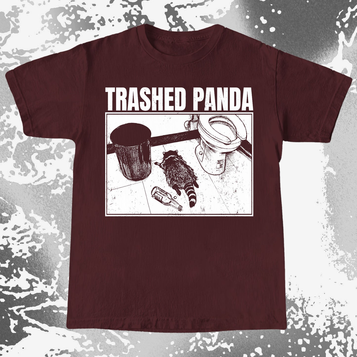 Trashed Panda Funny Drunk Raccoon