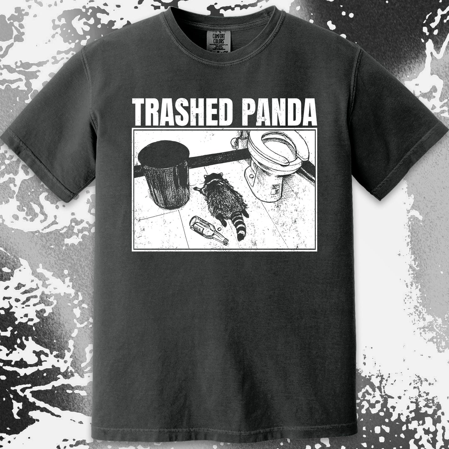 Trashed Panda Funny Drunk Raccoon