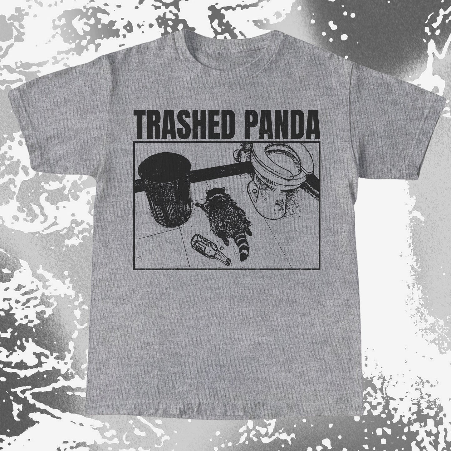 Trashed Panda Funny Drunk Raccoon