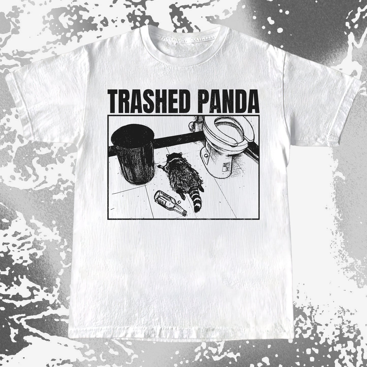 Trashed Panda Funny Drunk Raccoon