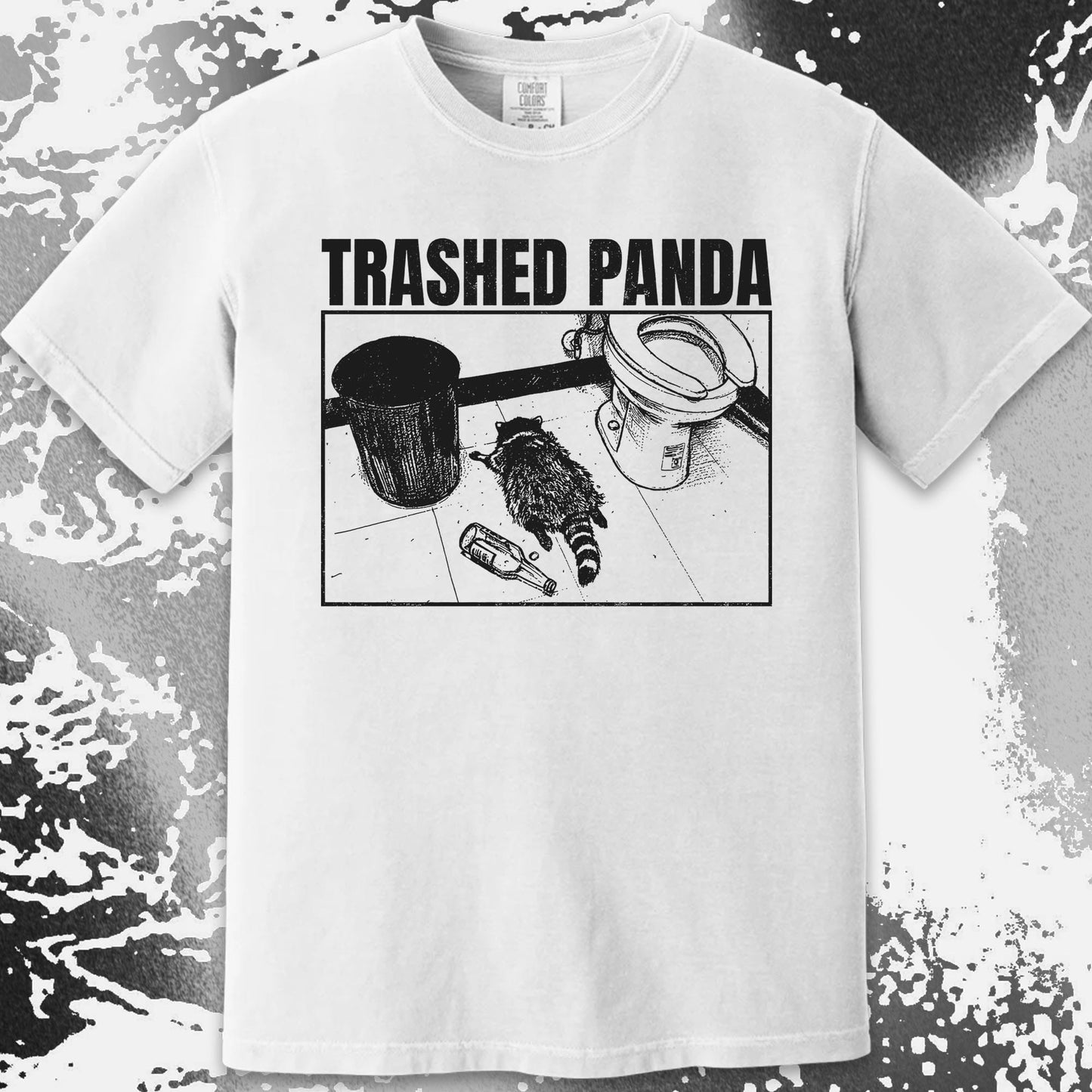 Trashed Panda Funny Drunk Raccoon