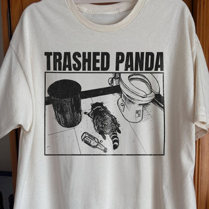 Trashed Panda Funny Drunk Raccoon