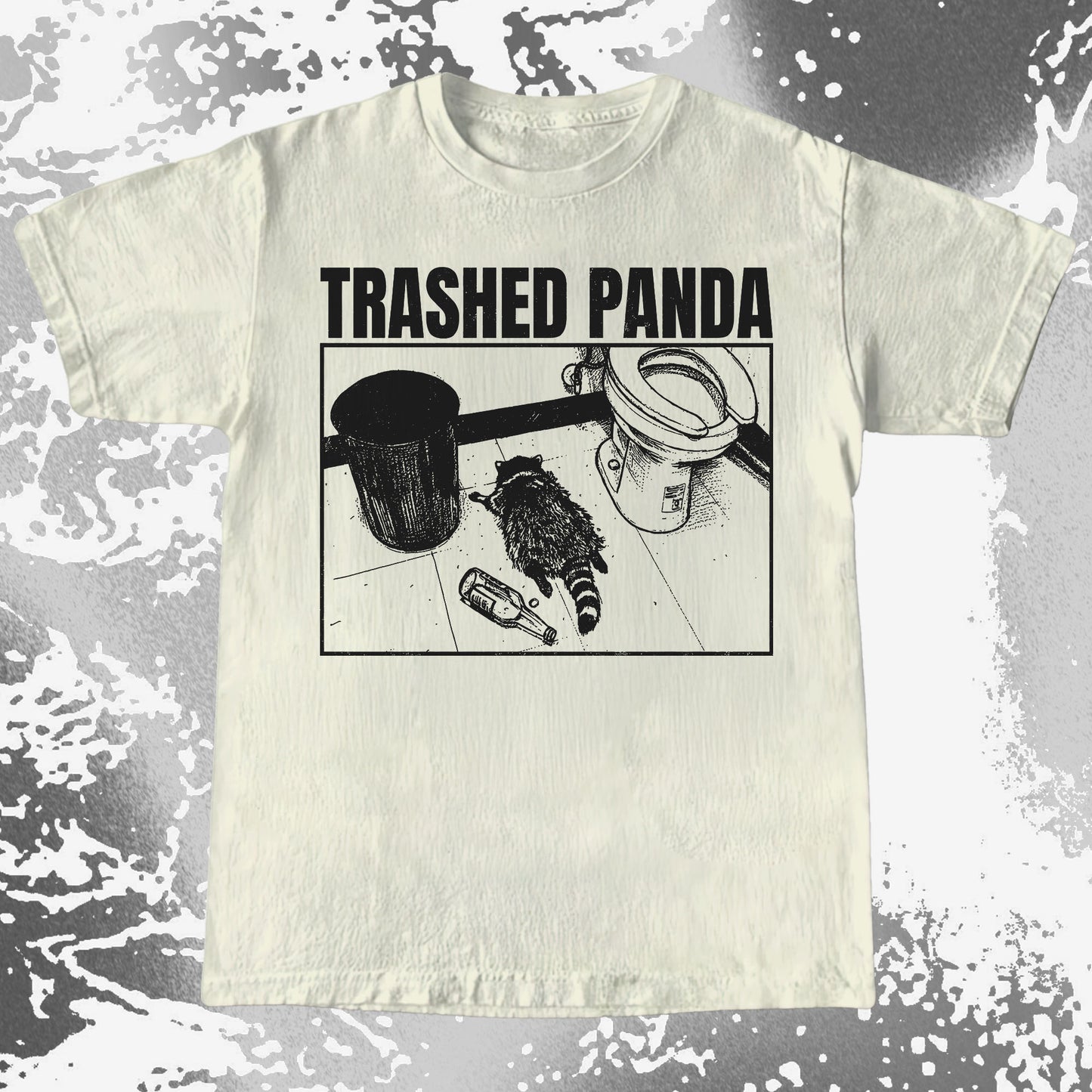 Trashed Panda Funny Drunk Raccoon