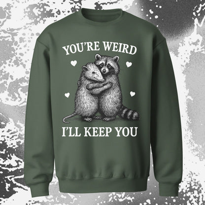 Raccoon Opossum You’re Weird I’ll Keep You