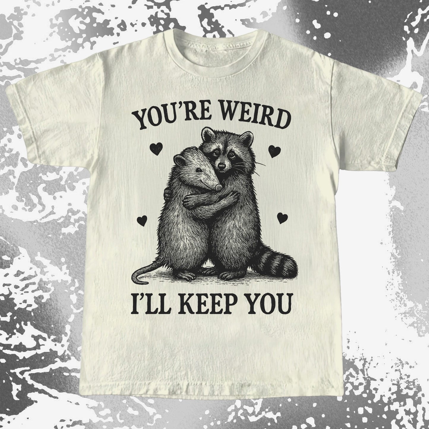 Raccoon Opossum You’re Weird I’ll Keep You